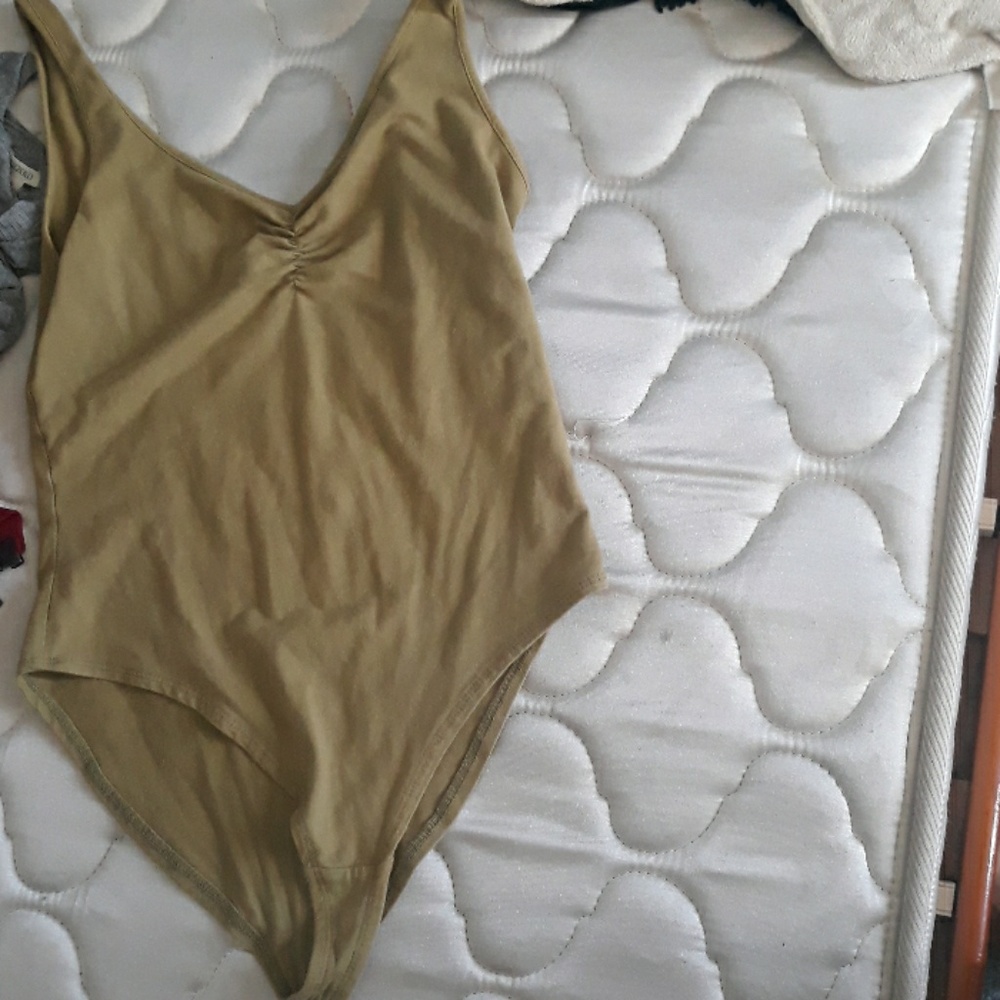 Camo green bodysuit
